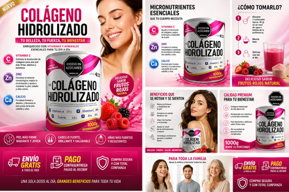 COLÁGENO GLOW MIX (FRUTOS ROJOS)