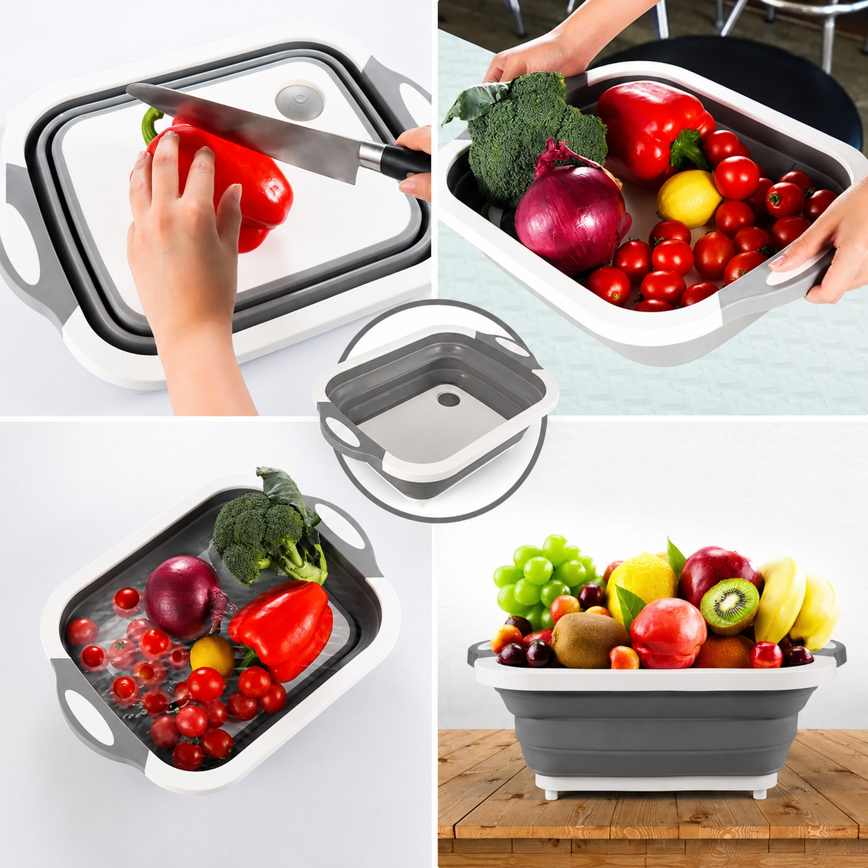 Tabla De Cocina Para Picar Cortar Plegab